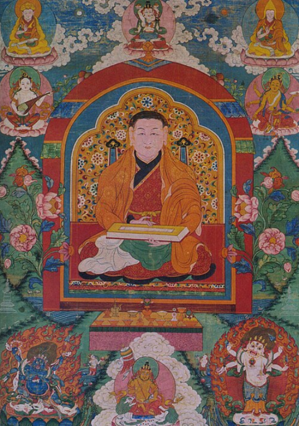 <i>The portrait of Zanabazar from an official source, Wikipedia.</i>